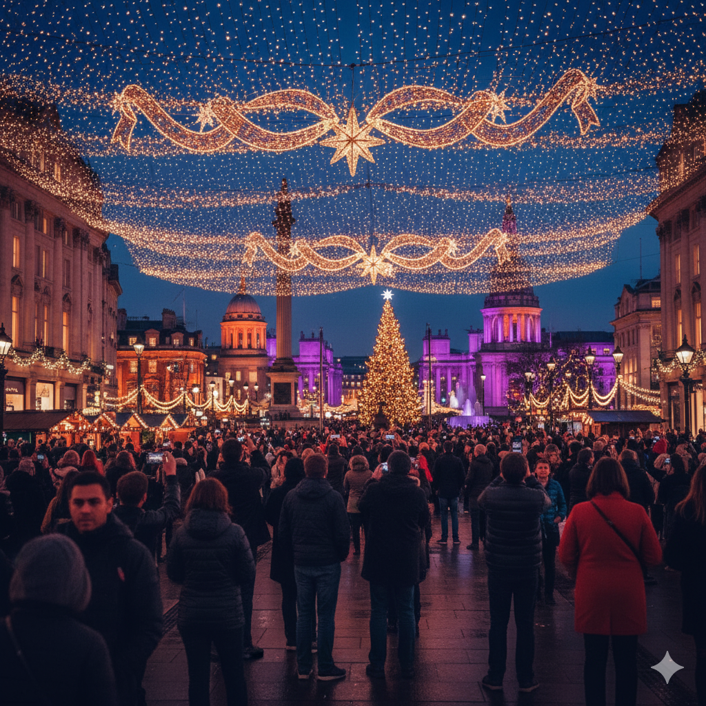 Luces de navidad en Londres